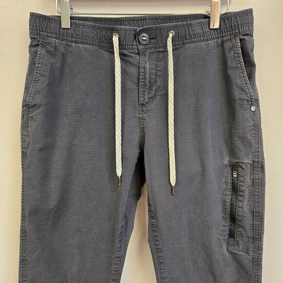 Vuori Men's M Ripstop Climber Jogger Pants Gorpcore Organic Cotton Charcoal Gray - Picture 3 of 10